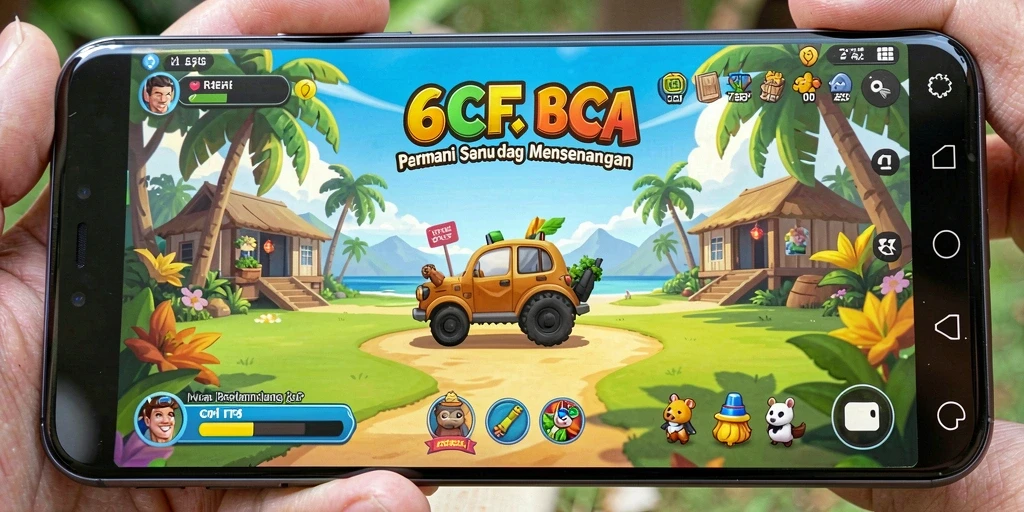 Tampilan gameplay 6CF yang menyenangkan dan menghibur.