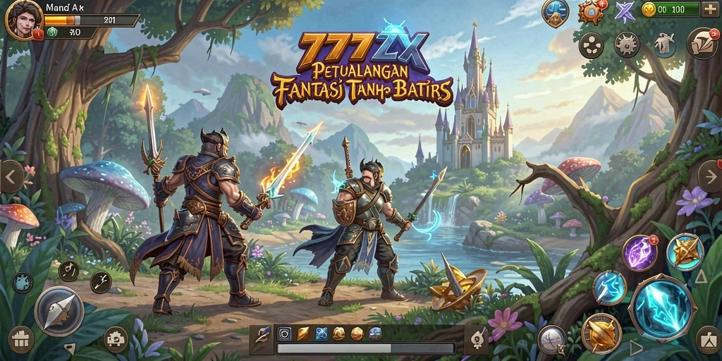 Tampilan menawan gameplay ARPG yang menantang.
