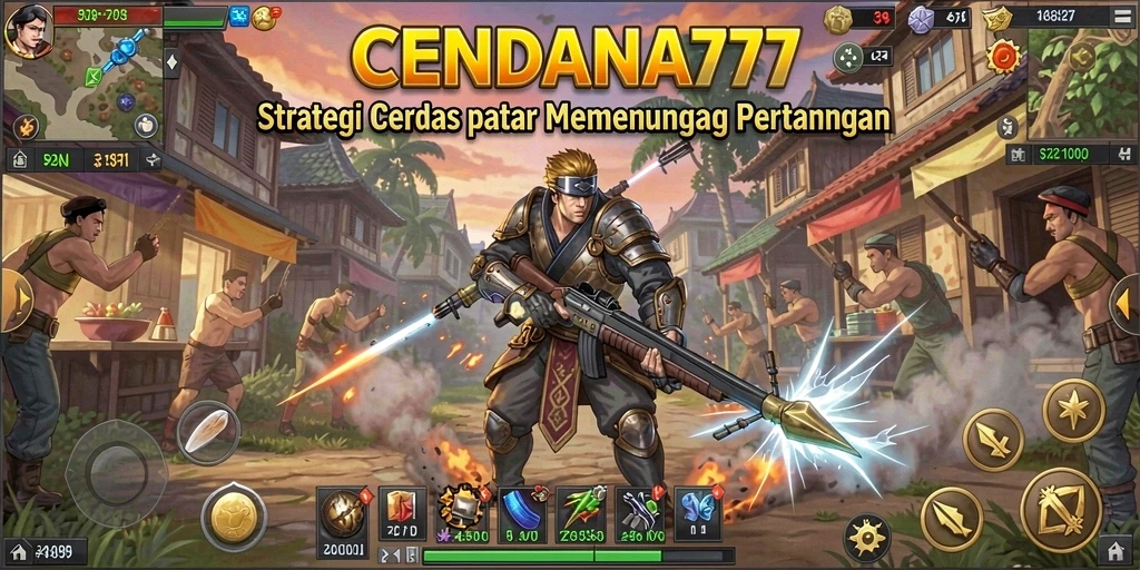 Tampilan menegangkan dari permainan strategi CENDANA777.