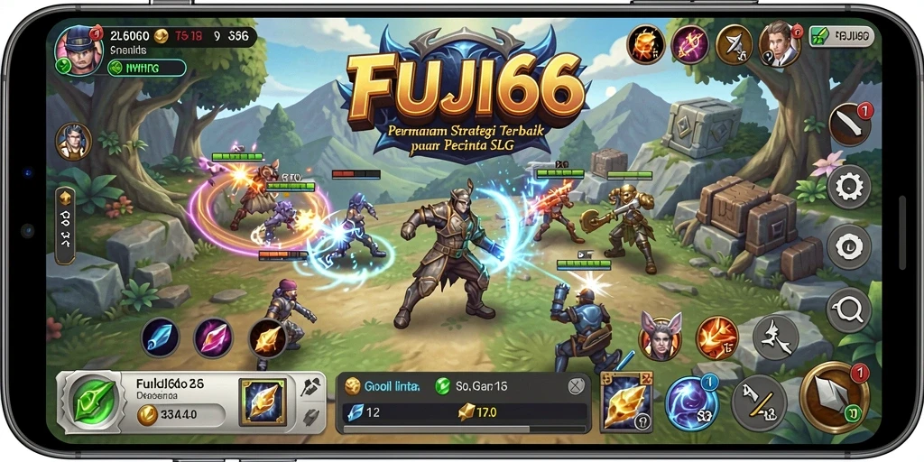 Tampilan gameplay dari FUJI66 yang mendebarkan dan penuh strategi.