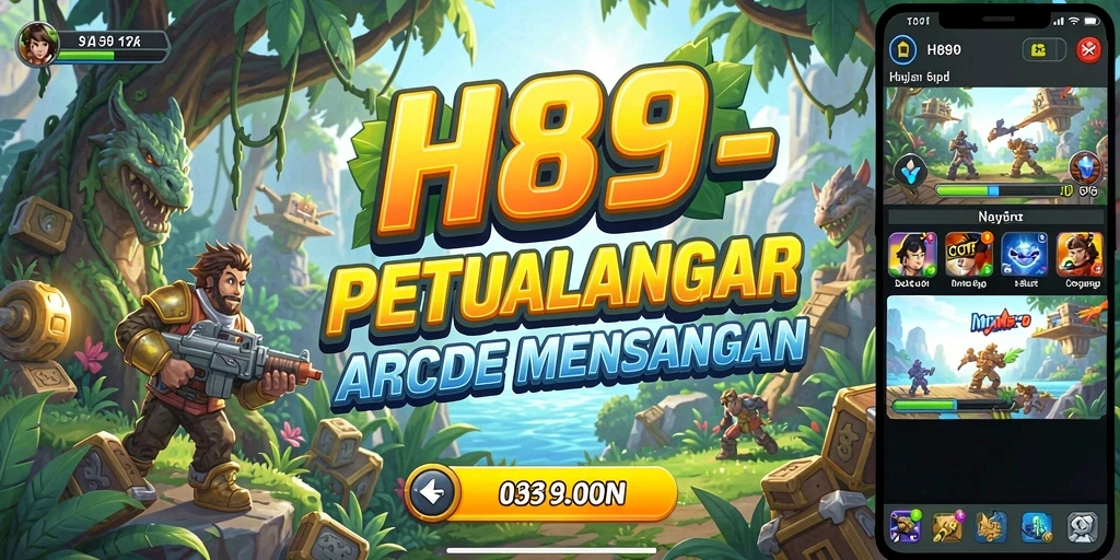 Screenshot H89 yang menunjukkan aksi gameplay Arcade yang seru.
