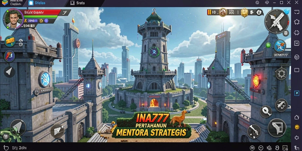 Gameplay menara pertahanan yang intens dan strategis.