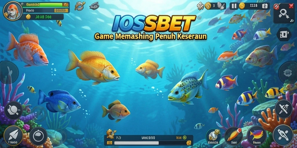 Tampilan gameplay IOSBET yang menarik dengan aksi memancing seru.