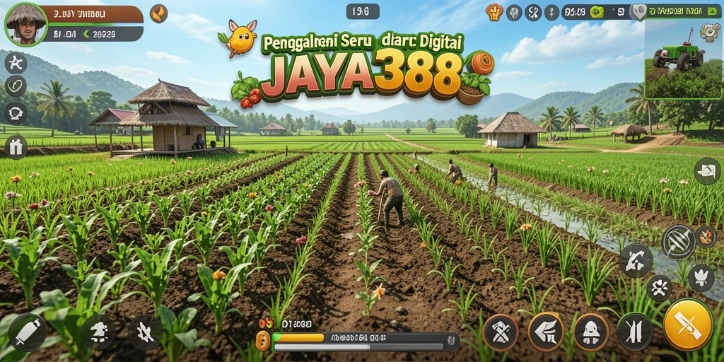 Tampilan menarik saat bercocok tanam dalam JAYA388.