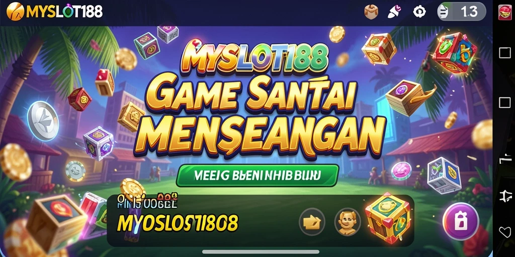 Screenshot gameplay MYSLOT188 yang menyenangkan dan penuh warna.