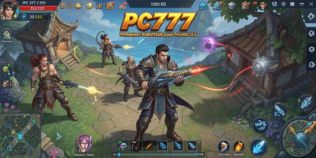 Tangkapan layar gameplay menunjukkan aksi pertempuran yang intens di <strong>PC777</strong>.