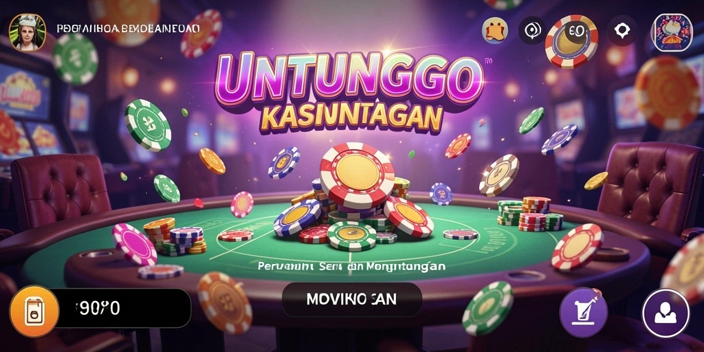 Screenshot gameplay UNTUNGGO menunjukkan keseruan permainan Kasino yang memikat.