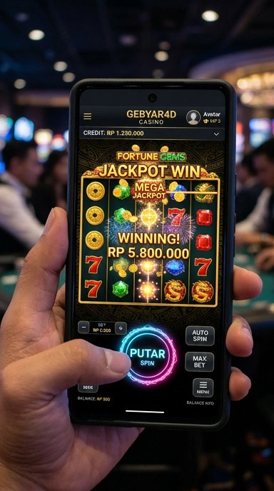 Proses pengunduhan aplikasi yang cepat dan mudah di gebyar4d.